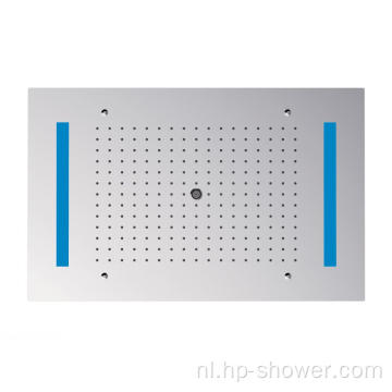 Badkamer Waterdrukregeling Vierkante LED-douchekop